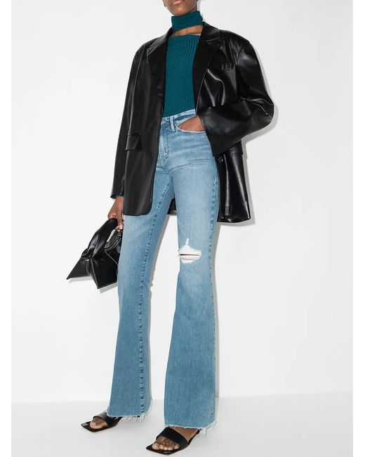 FRAME Blue Le High Flared Jeans