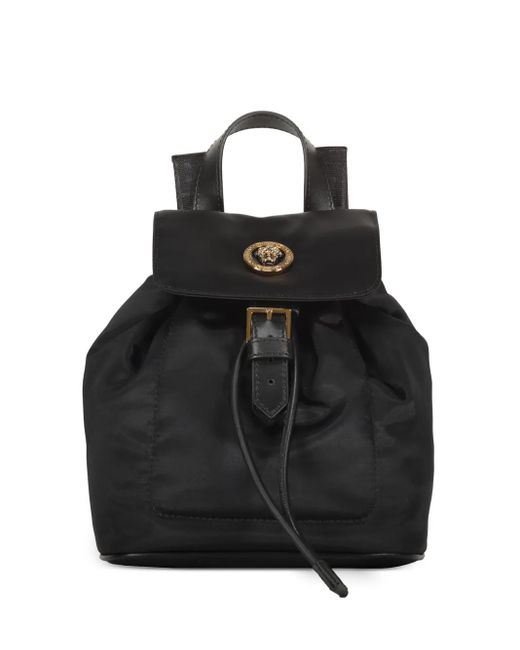 Versace Black Medusa Head Backpack