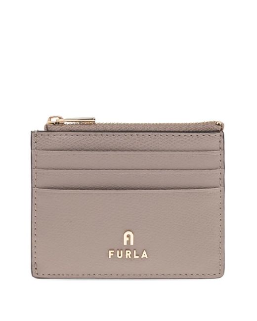 Furla Pasjeshouder Met Rits in het Gray