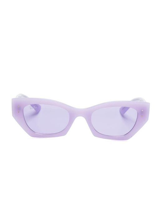 Ray-Ban Purple Zena Bio-Based Sonnenbrille mit Cat-Eye-Gestell