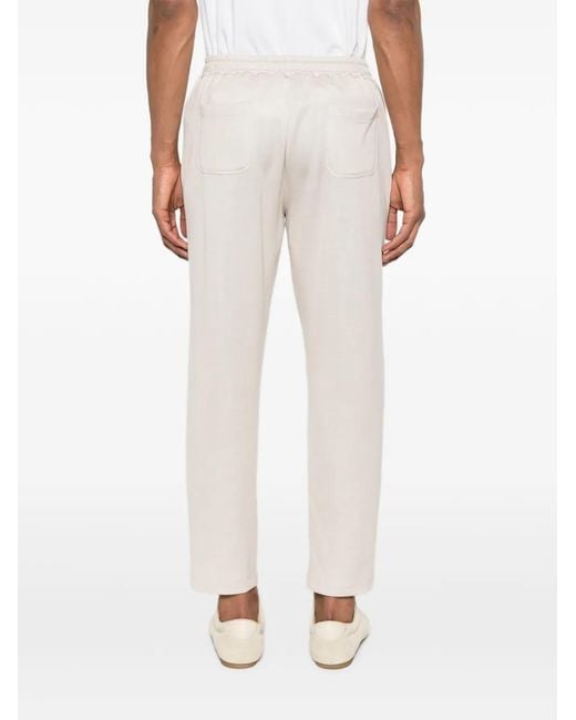 Eleventy White Pantalon À Lien De Resserrage for men