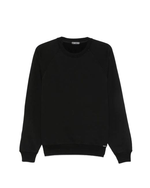 Tom Ford Black Raglan-Sleeve Sweatshirt for men