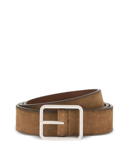 Boggi Brown Casual Suede Leather Belt for men