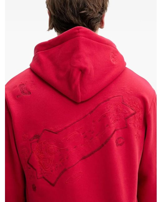 メンズ Desigual エンブロイダリーパーカー Red