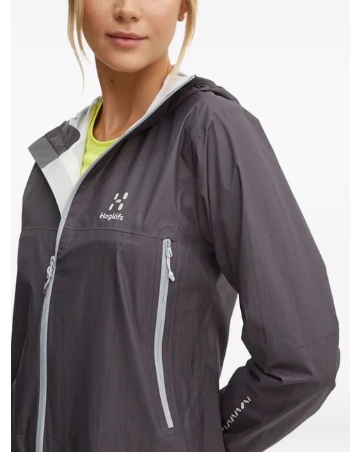 Haglöfs L.I.M Jack Met Capuchon in het Blue