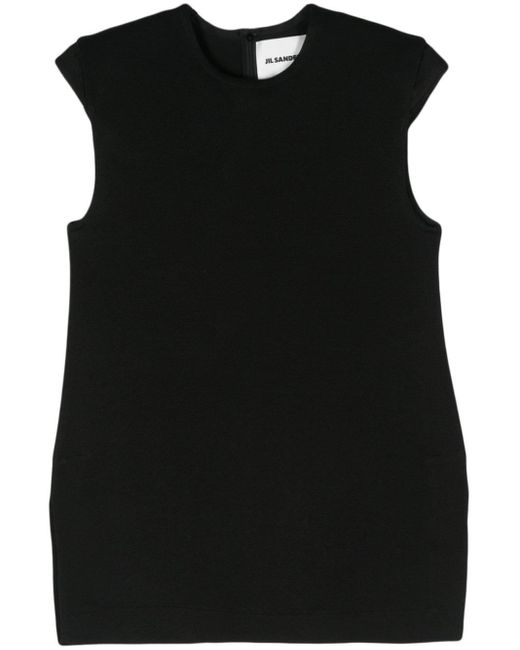 Blusa con acabado texturizado Jil Sander de color Black