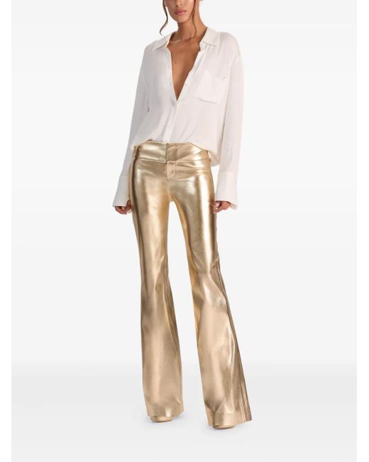 Alice + Olivia Natural Olivia Bootcut Trousers
