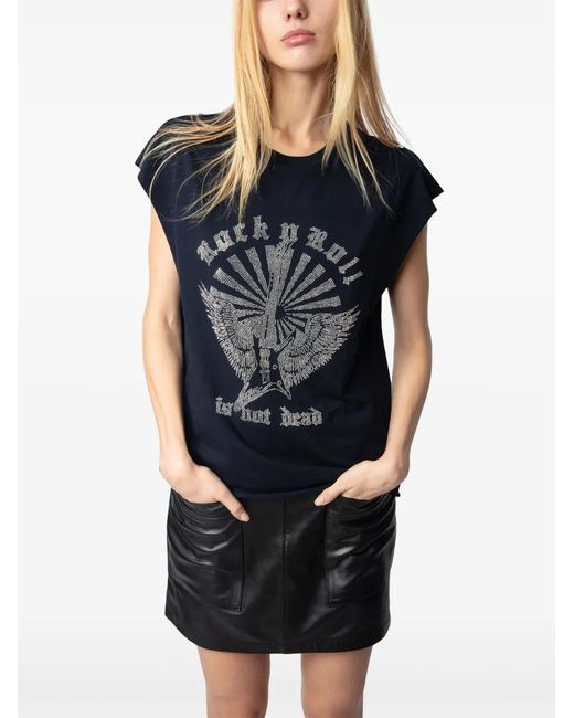 Zadig & Voltaire Blue Sleeveless Tops