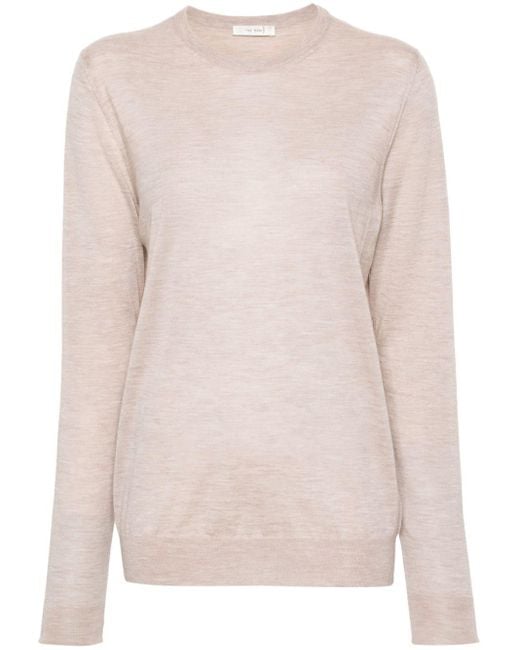 The Row Pink Exeter Cashmere Jumper