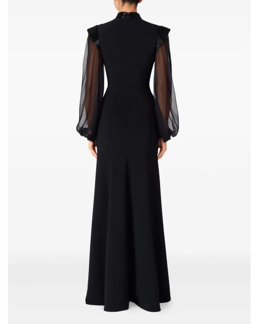 Jenny Packham Black Isabelle Maxi Dress