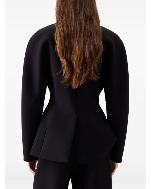 Jacquemus The Ovalo Getailleerd Jack in het Black