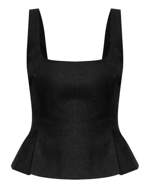 Posse Black Rosalie Oberteil mit Schößchen