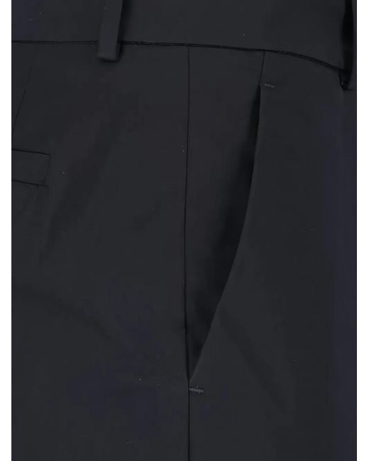 Slowear Blue Turn-Up Cuff Trousers