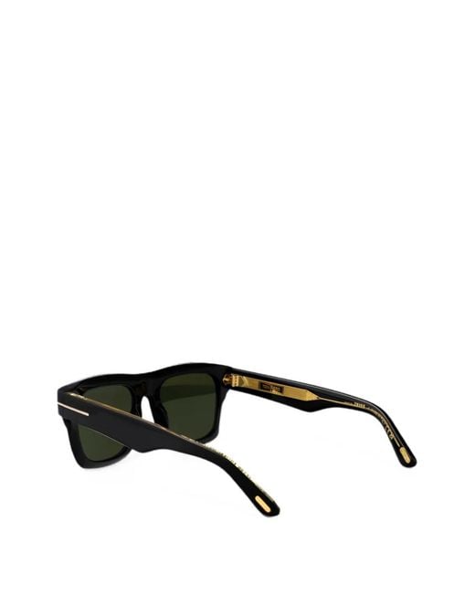 Tom Ford Black Square-Frame Sunglasses for men
