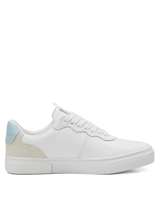 Marc O' Polo White Fenna Lace-Up Sneakers