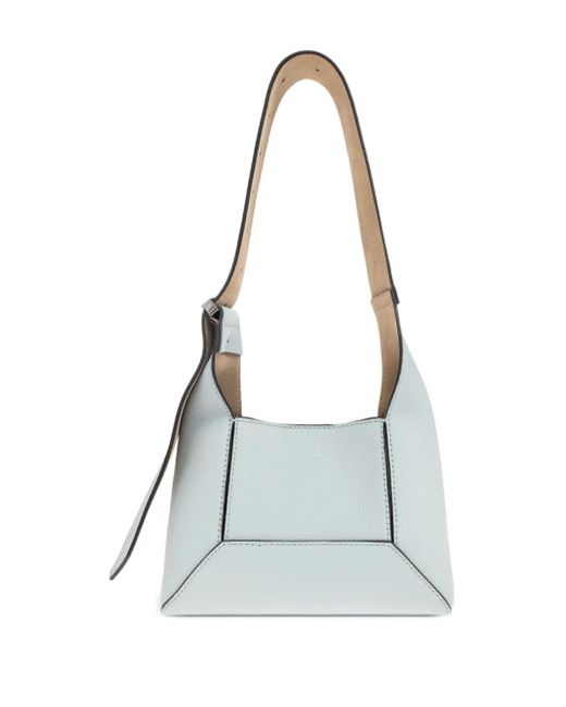 Jimmy Choo Green Small Diamond Tote Bag