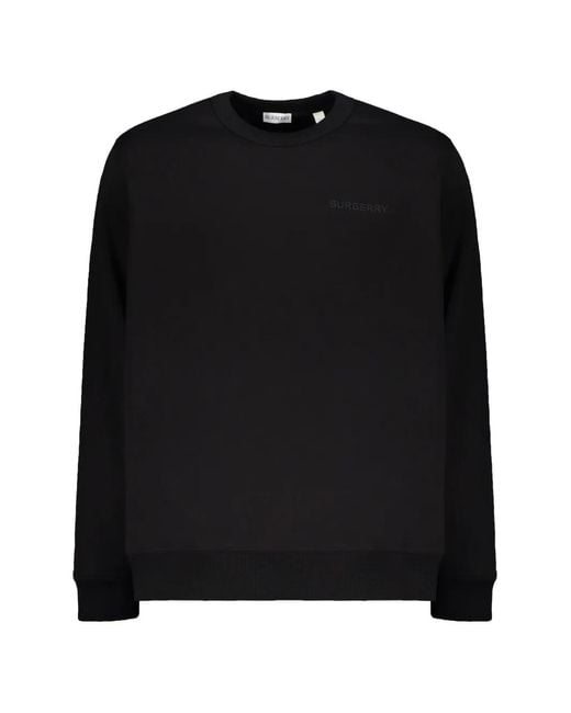 Burberry Black Crew-Neck Sweater for men