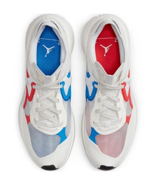 Nike White Delta 3 Low "Sail/Photon Dust/Chile/Wolf" Sneakers for men