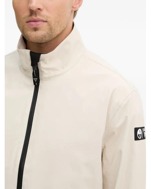 Guess Windjack Met Logopatch in het Natural voor heren