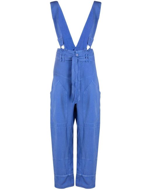 Pantalon-salopette Fineba Isabel Marant en coloris Blue