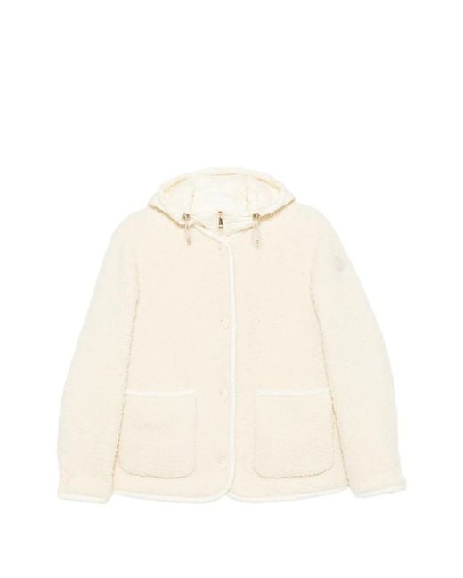 Moncler Natural Veste Hylesine À Capuche