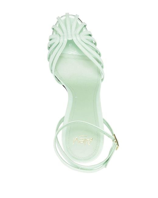 ALEVI Metallic Ally 95mm Patent-leather Sandals