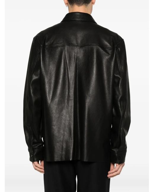Jonathan Simkhai Black Leather Jacket for men