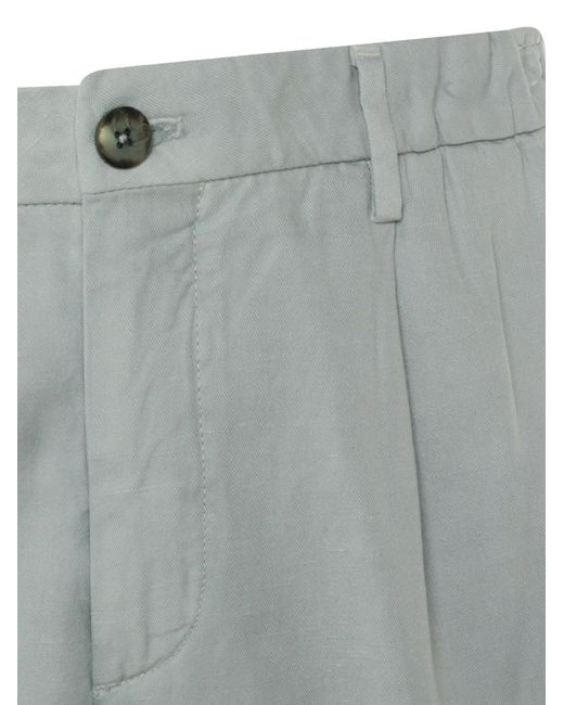 GTA IL PANTALONE Gray Button Trousers for men