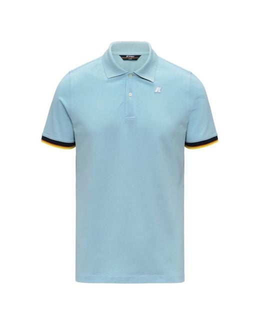 K-Way Blue Vincent Polo Shirt for men