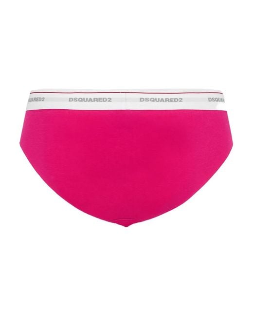 DSquared² Pink Colour-Block Brief for men