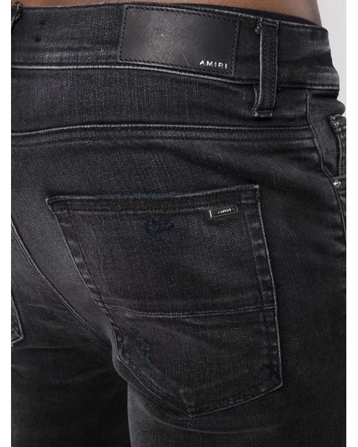 Amiri Blue Trasher Plus Skinny Jeans for men