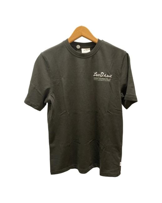 Les Deux Green Graphic-Print Short-Sleeve T-Shirt for men