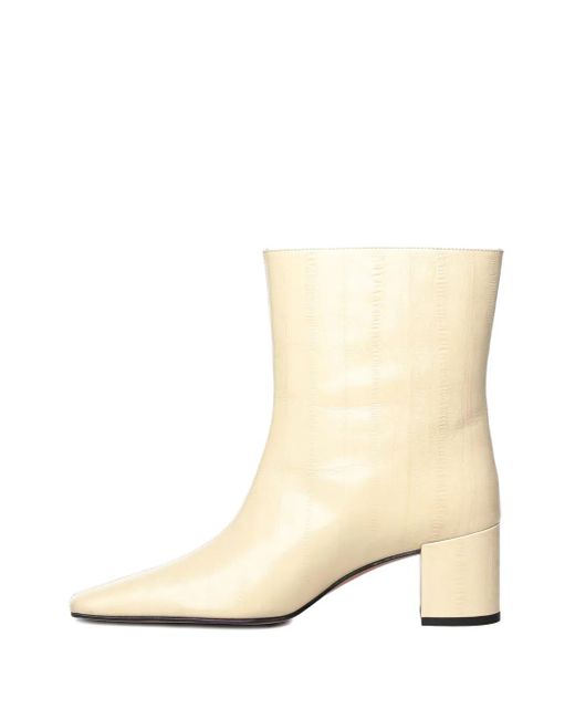 Giuliano Galiano Natural 60Mm Stefy Leather Ankle Boots