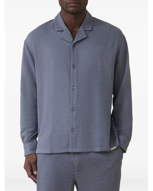 Mauvais Blue Fiorano Long-Sleeve Shirt for men