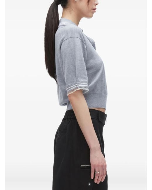 3.1 Phillip Lim Blue Short-Sleeve Merino T-Shirt
