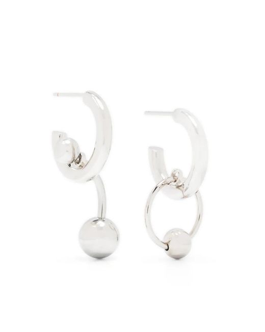 Justine Clenquet Karen フープピアス White