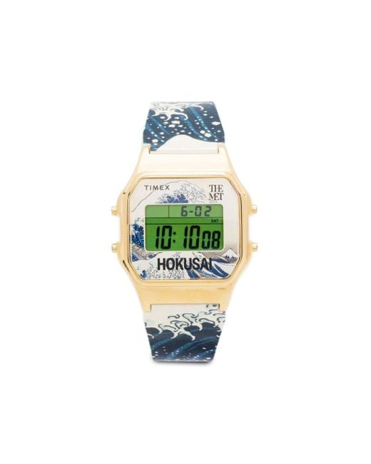 Timex White X The Met Hokusai 34mm for men