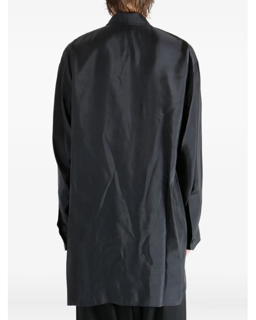 Yohji Yamamoto メンズ ブラック ダブルポケット シャツの通販はau PAY