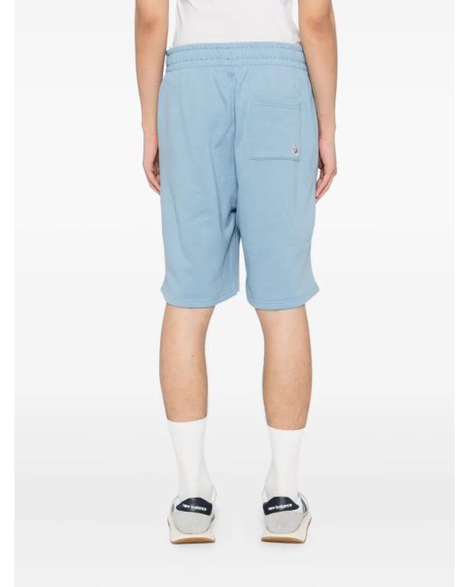 BBCICECREAM Blue Logo-Print Shorts for men
