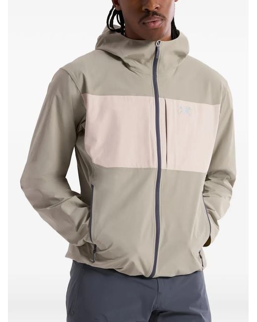 Arc'teryx Gray Gamma Zip-Up Hoodie for men
