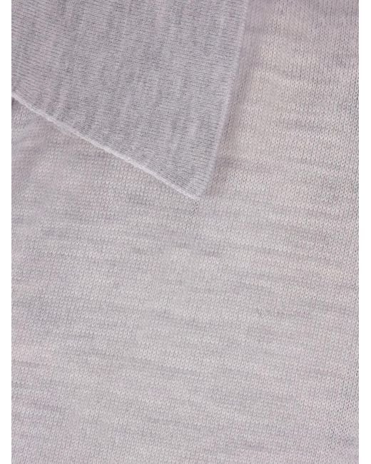 arch4 White V-Neck Short-Sleeve T-Shirt