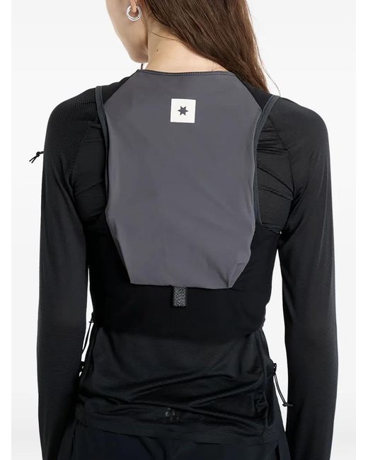 Saysky Black Flow Vest 8L Star-Logo Running Vest