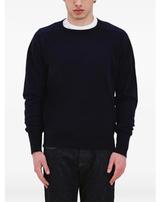 Fortela Blue Cooper Crew-Neck Sweater for men