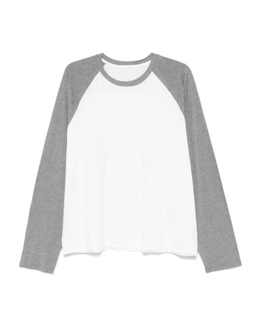 The Row White Jameson Long-Sleeve T-Shirt for men