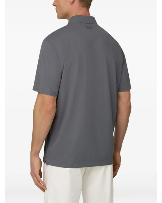 Boggi Gray B Tech Polo Shirt for men