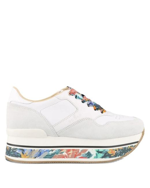 Hogan White H427 Maxi Sneakers