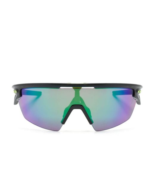 Oakley Blue Sphaera Biker-style Frame Sunglasses for men