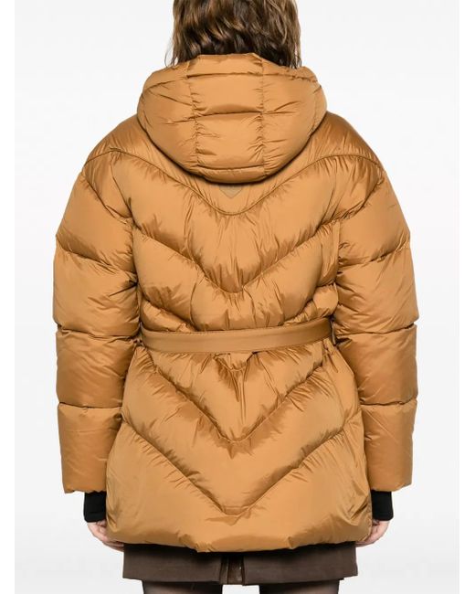 J.Lindeberg Natural Coyote Belted Padded Jacket