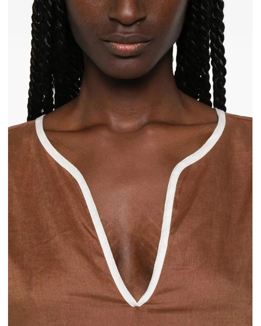 Mc2 Saint Barth White Sereia Mini Dress