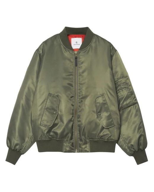 Anine Bing Green Leon Bomber